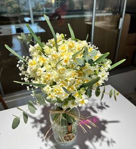 trabzon nergis çiççeği vazoda